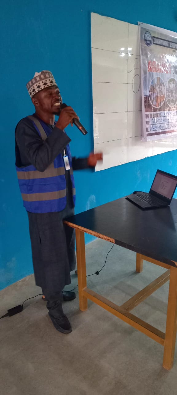 ZCDCI presenter addressing audience